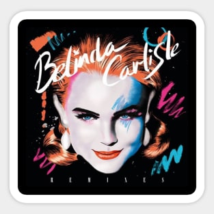 Belinda carlisle///Aesthetic art for fans Sticker